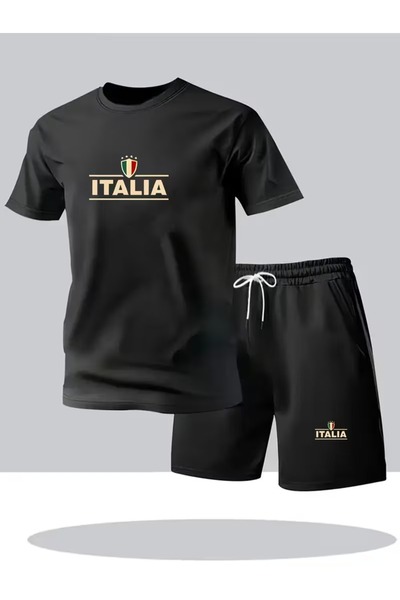 PAVRO Unisex Oversize Shorts Set Bottom-Top Two-Piece Comfortable Fit Thick L...