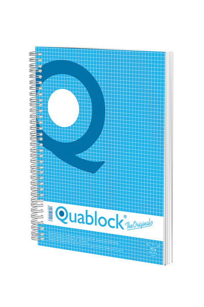 PIGNA Caiet spiralat A4 120 coli pătrate Quablock