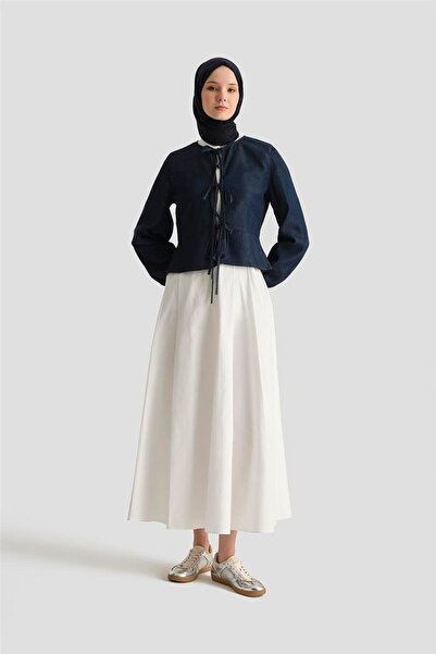 Armine Bluz 25YD9127 Koyu Lacivert