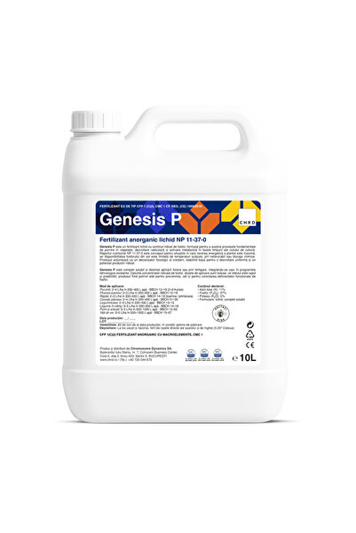 CHRD GENESIS P, Îngrășământ lichid NP 11-37-0, 10L