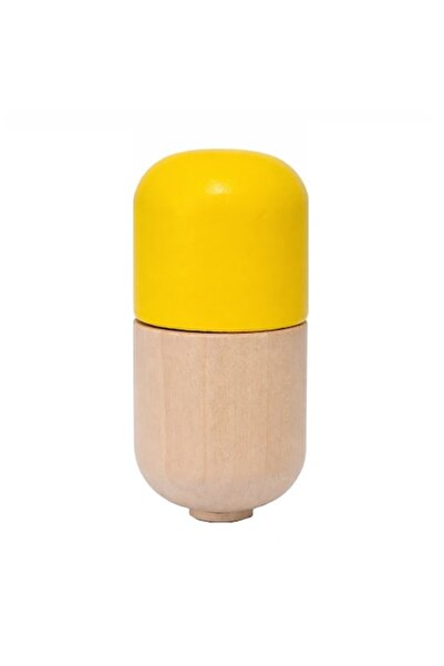 Globalport Retail Kendama Pill – Model Yellow Edition, Lemn de Fag, Galben