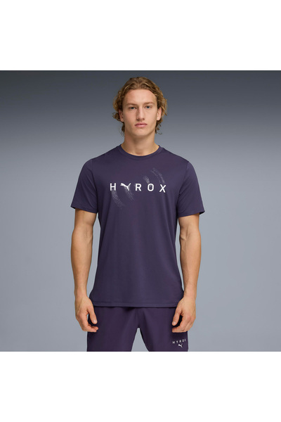 Puma x Hyrox Cloudspun Thermo Erkek Mor Antrenman T-Shirt