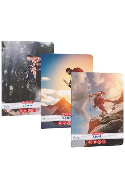 Herlitz Caiet A4 80 file dictando, motiv Extreme (set 5 bu