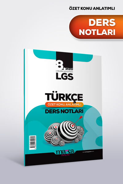 Marka Yayınları 2027 LGS TÜRKÇE Özet Konu Anlatımlı DERS NOTLARI Marka Yayınları
