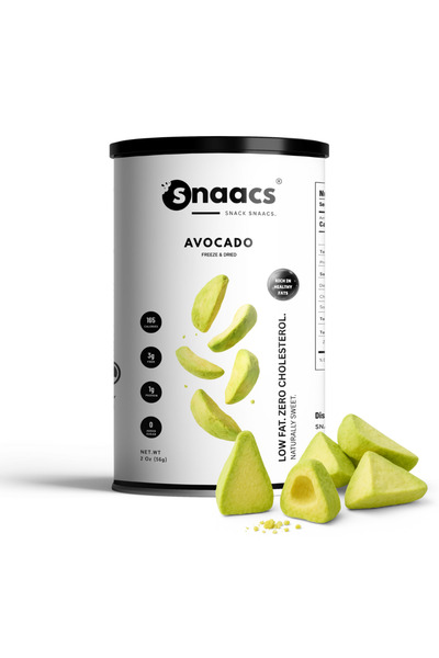 snaacs Freeze-Dried Avocado | Light and Crispy Avocado Bites | No Added Sugar...