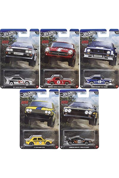 HOT WHEELS Silver Series Rally Racers Seti Audi Quattro, Honda S800, Ford , D...