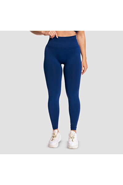 GymBeam Colanți Sculpt Seamless pentru femei, bleumarin