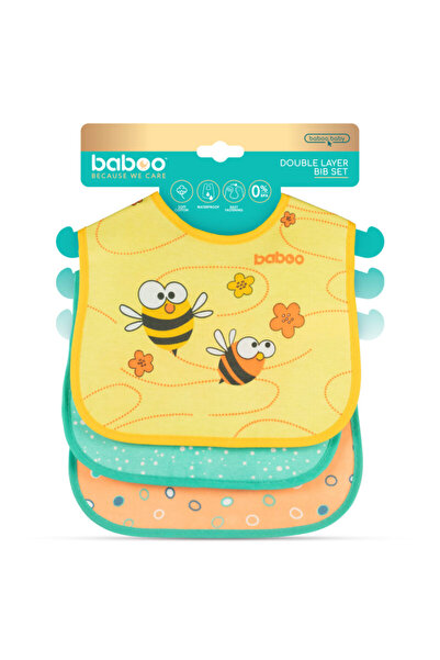 Baboo Памучни лигавници - Приятели, 3 броя, 0+ месеца