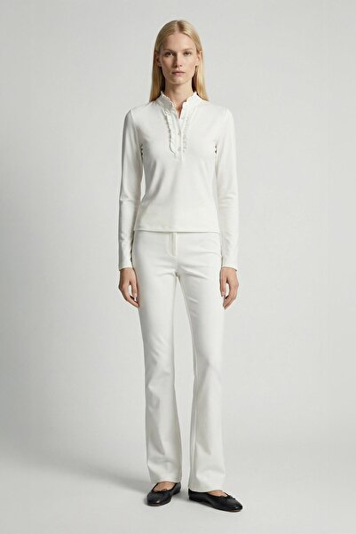 Rays 8311A Front Buttoned Blouse Ecru