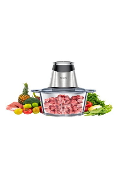 Allians 400W Güçlü Mini Mutfak Robotu ve Gıda Öğütücü, 2L Cam Kaseli