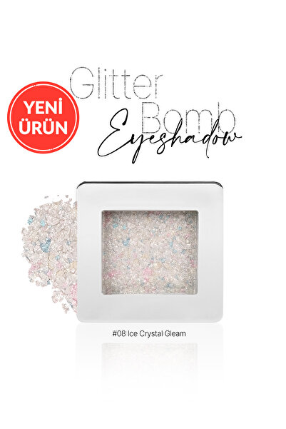Cre'ars Mücevher Parlaklığında Yoğun Pigmentli Tekli Far Glitter Bomb Eyeshad...