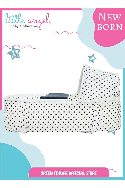 LITTLE ANGEL - Portable Bassinet Baby Carry Nest Travel Cot W/ Diaper Bag