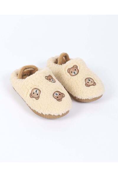 Chirpy Pantofi de casă pentru copii cu broderie ursuleț - BEARMOOD