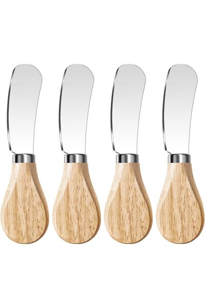 Arabest Butter Knife Spreader, Cheese Spreader Knives Set of 4, Stainless Ste...