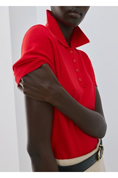 MANGO Woman Polo yaka kazak