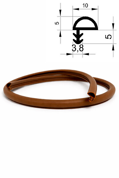 MAKPLASTİK FİTİL PROFİL P 007 Ahşap Kapı Kasa Fitili 5 metre