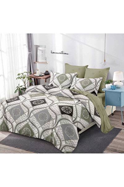 Inovius Double Bed Linen, Fine Cotton, 6 Pieces - DNA242