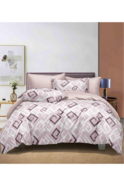 Inovius Lenjerie de Pat Bumbac Finet, 6 Piese, Pat Dublu - GR-439