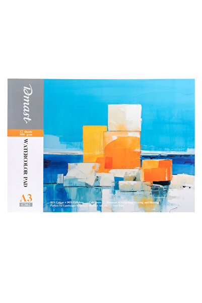 DMAST Bloc de desen acuarelă A3 12 coli 300g de la Pebeo