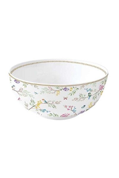 Generic Easy Life Birds Melody Series Porcelain Salad Bowl Multicolour 23 cm
