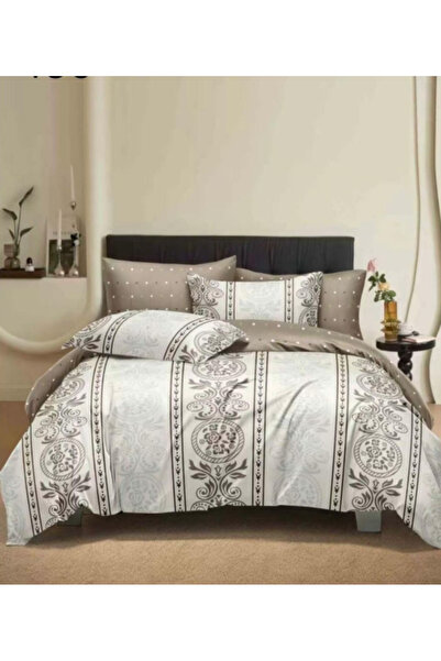 Inovius Lenjerie de Pat Bumbac Finet, 6 Piese, Pat Dublu - GR-436