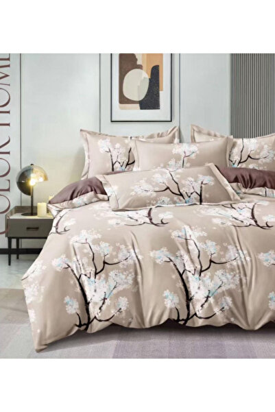 Inovius Fine Cotton Bed Linen, 6 Pieces, Double Bed - Gr-379