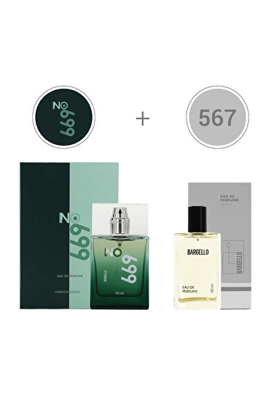 Bargello No.669 Erkek 50 Ml + 567 Erkek 50 Ml Fresh Erkek Parfüm Seti
