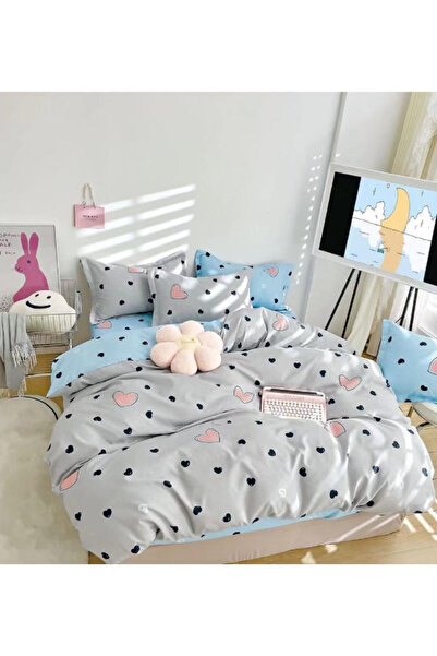 Inovius Lenjerie de Pat Dublu, Bumbac Finet, 6 Piese - SIPRR60-514