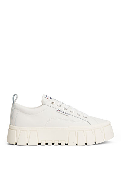 Tommy Hilfiger Ekru Kadın Sneaker EN0EN03008YBL