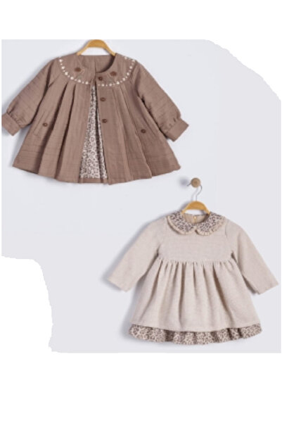 Bebüş BEBÜŞ-16513 MONTLU KIZ ELBİSE