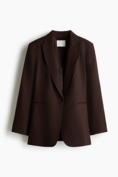 H&M Keten Karışımlı Blazer