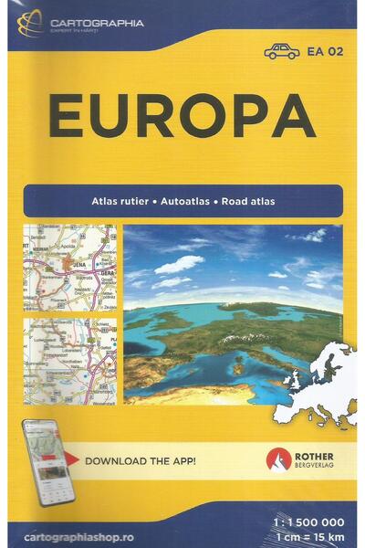 Editura Cartographia Europa. Atlas rutier