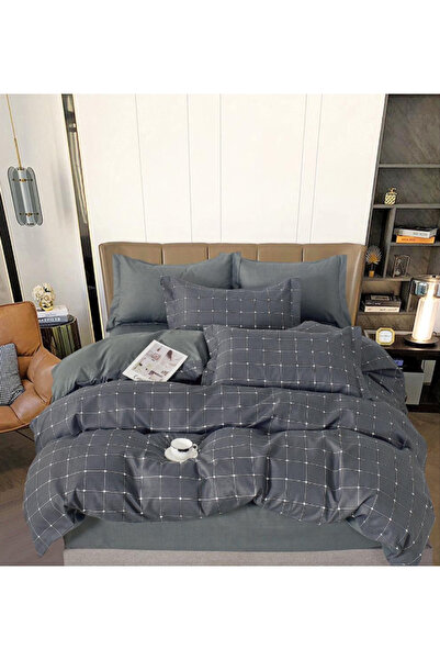 Inovius Double Bed Linen, Fine Cotton, 6 Pieces - SIPRR60-529