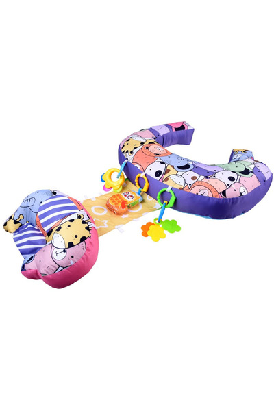 LITTLE ANGEL - Baby Tummy Time Pillow & Seated Support Toy Set