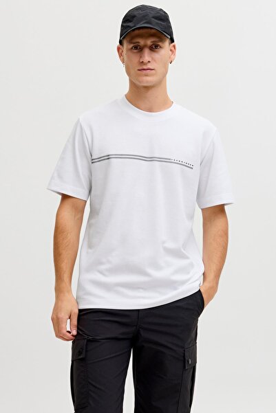Jack & Jones تي شيرت رجالي من Jcofusion Chest Brand 12289936