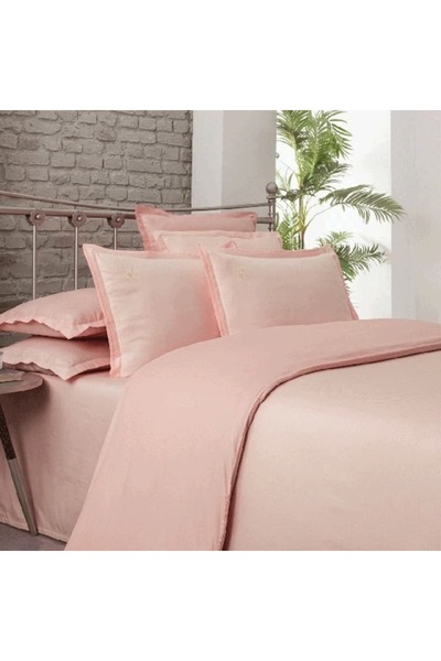 Sarev Olive Armürlü %100 Pamuk Saten Çift Kişilik Nevresim