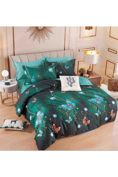 Inovius Bed Linen with Elastic, Fine Cotton 6 Pieces - JOJ285