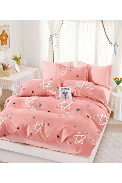 Inovius 6-Piece Fine Cotton Bed Linen for Double Bed - SUZ71