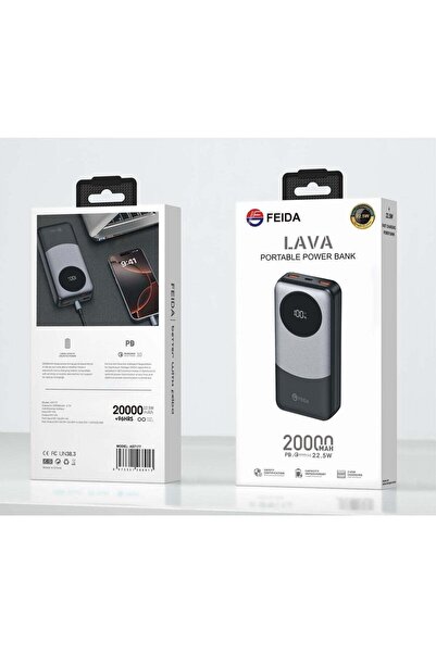 vida Power Bank 20000mAh with Digital Screen