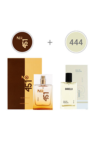 Bargello No.451 Unısex 50 Ml + 444 Kadın 50 Ml Orıental Unisex & Kadın Parfüm...