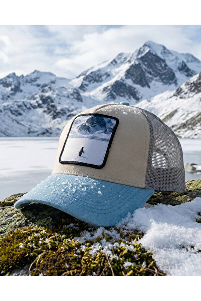 Trucker Nihilist Penguin Emblem Hat -Interchangeable Emblem