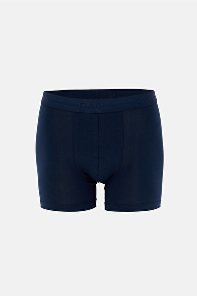 Dagi Μπόξερ από απλό βαμβάκι σε μπλε ναυτικό χρώμα