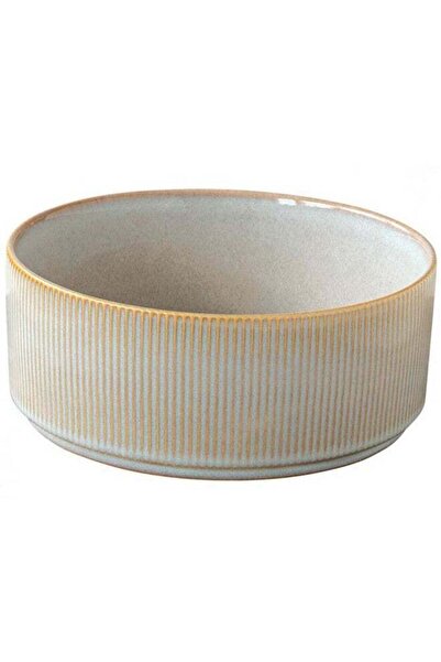 Generic Easy Life Domus Glossy Glaze Coated Ceramic Bowl Beige 20.5cm