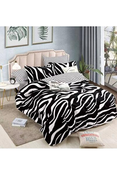 Inovius Lenjerie de Pat, Bumbac Finet, 6 Piese, Pat Dublu -JO61