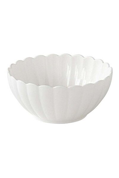Generic Easy Life Lightweight and Durable Round Porcelain Salad Bowl White 12cm