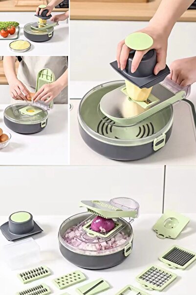 Allians Çok Fonksiyonlu Sebze Doğrayıcı ve Dilimleyici Seti, Pratik Kullanım