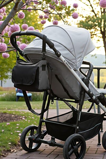 Aggu Bebe حقيبة العناية بالأم والطفل مع حصيرة قابلة للفتح من الأسفل وأدوات تع...