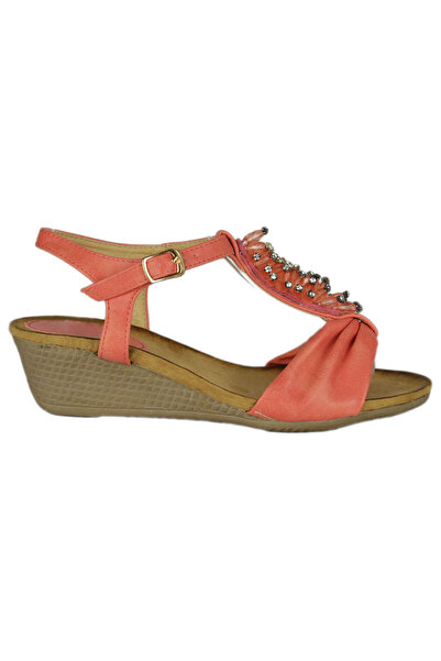 Elis Fashion Pink sandals with 4.5 cm platform #1591