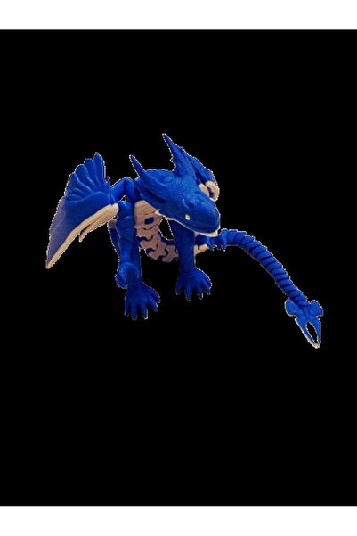 Cadouri3D Αρθρωτός Μπλε Δράκος