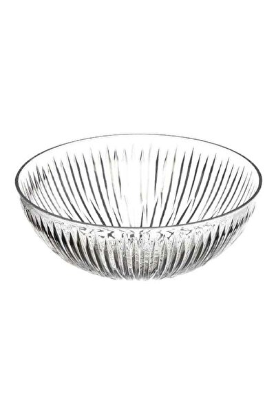 ARROW Contemporary Polystyrene Starburst Bowl Clear 9 Inch